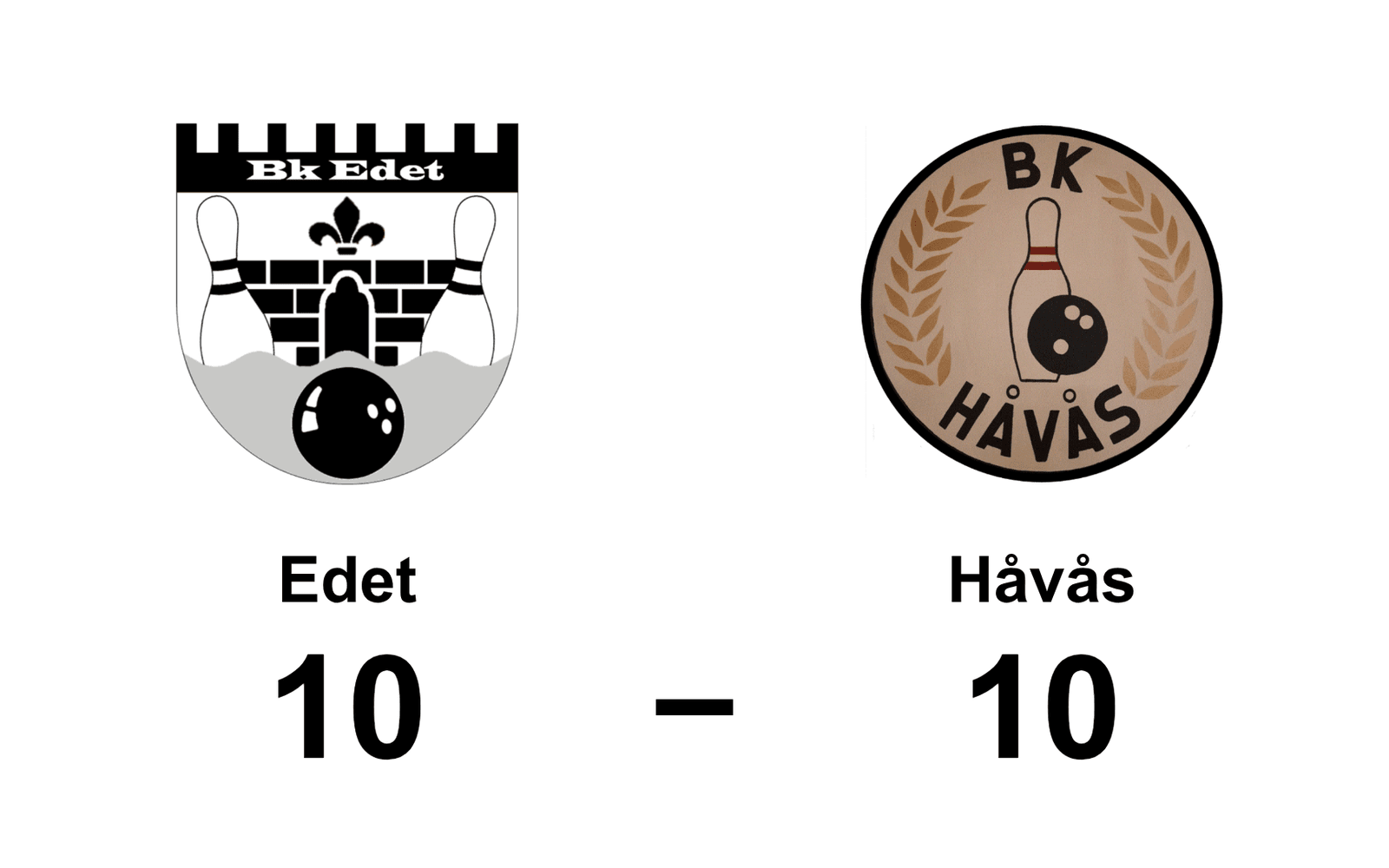 BK Edet spelade lika mot BK Håvås