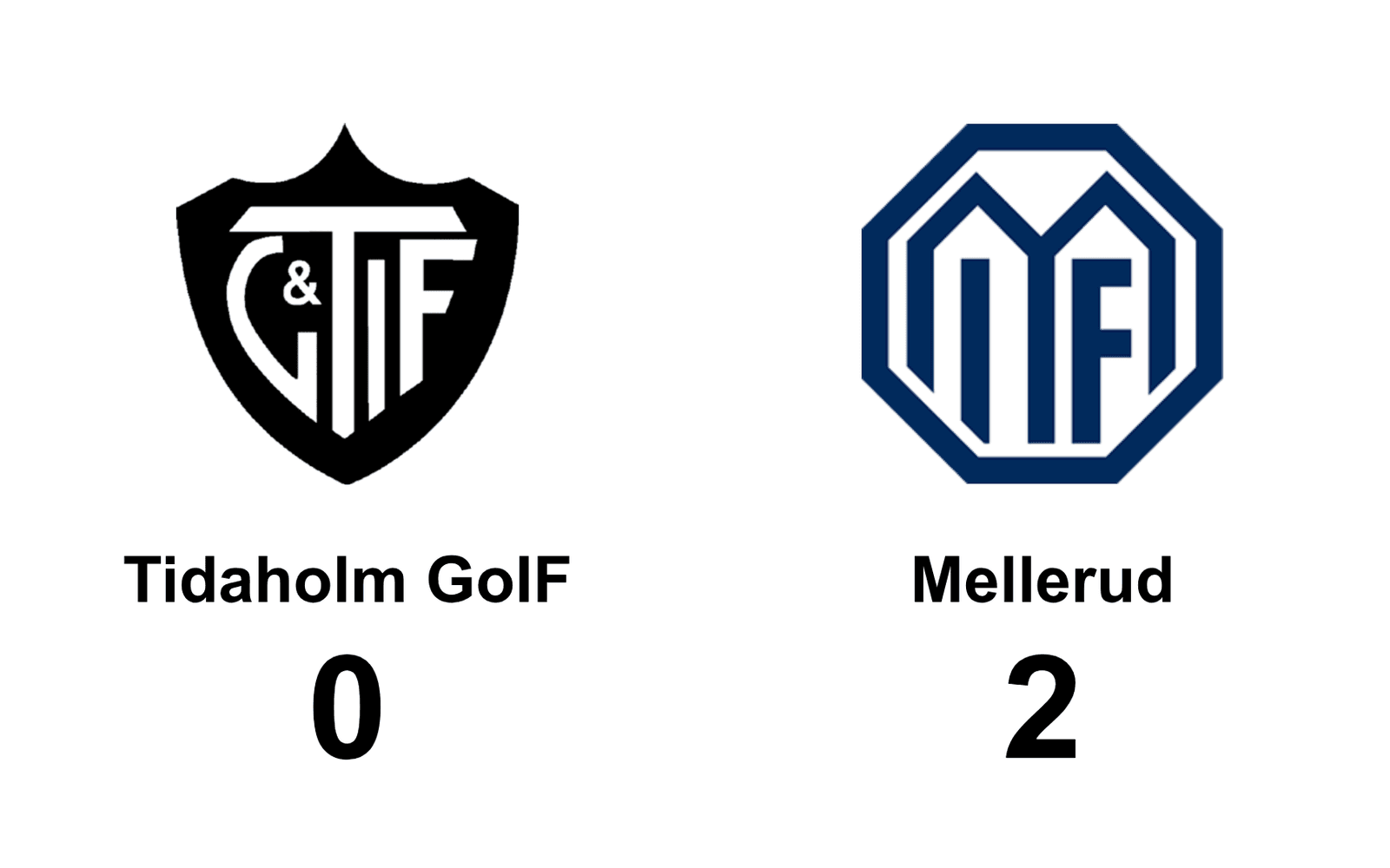 Tidaholms GoIF förlorade mot Melleruds IF